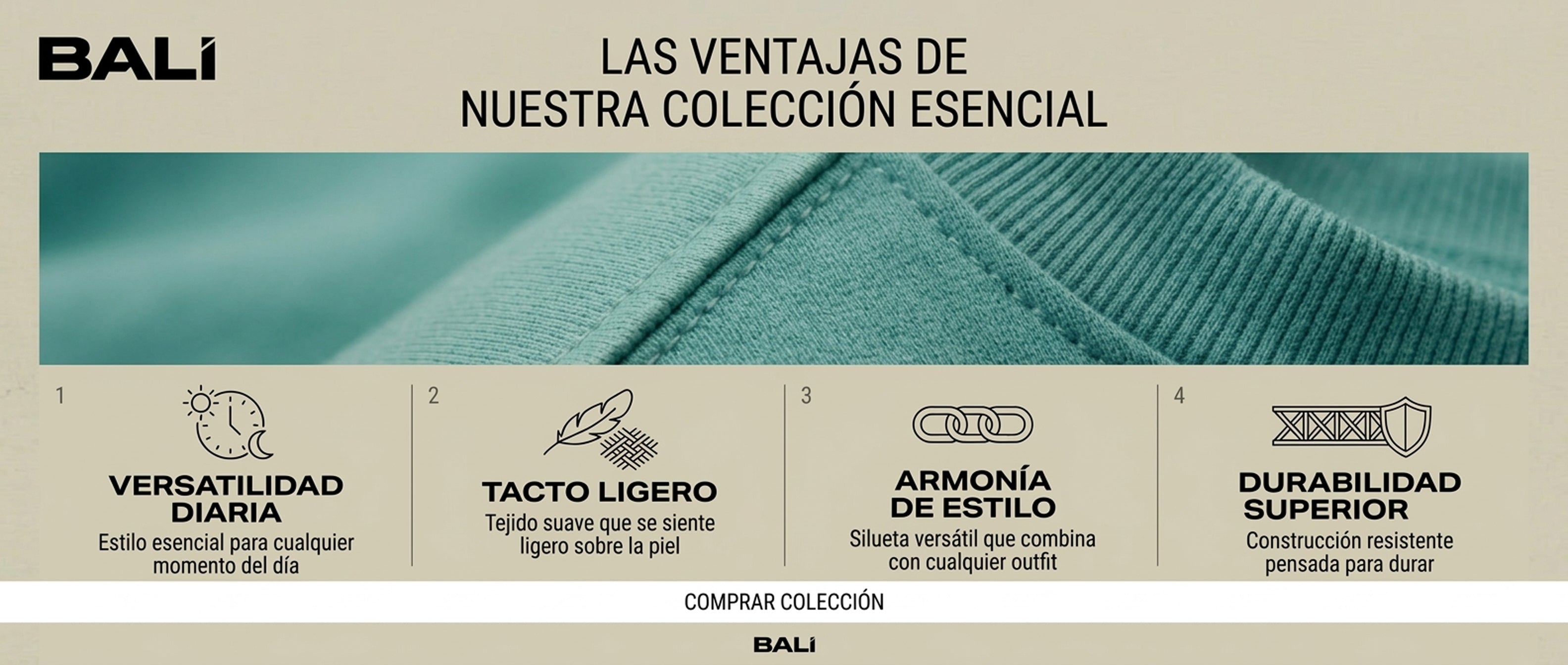 Las ventajas de nuestra colección esencial